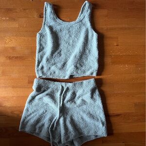 UNIQLO Cozy Knit Tank and Shorts Set